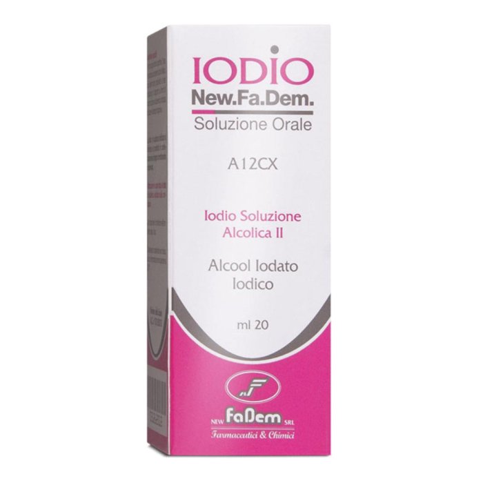 Iodio Soluzione Alco Ii*20Ml 2%/2,5% 20 ml
