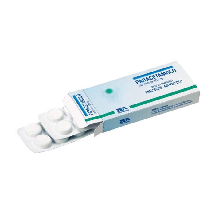 Paracetamolo Zeta 500 mg 20 Compresse per Dolore e Febbre