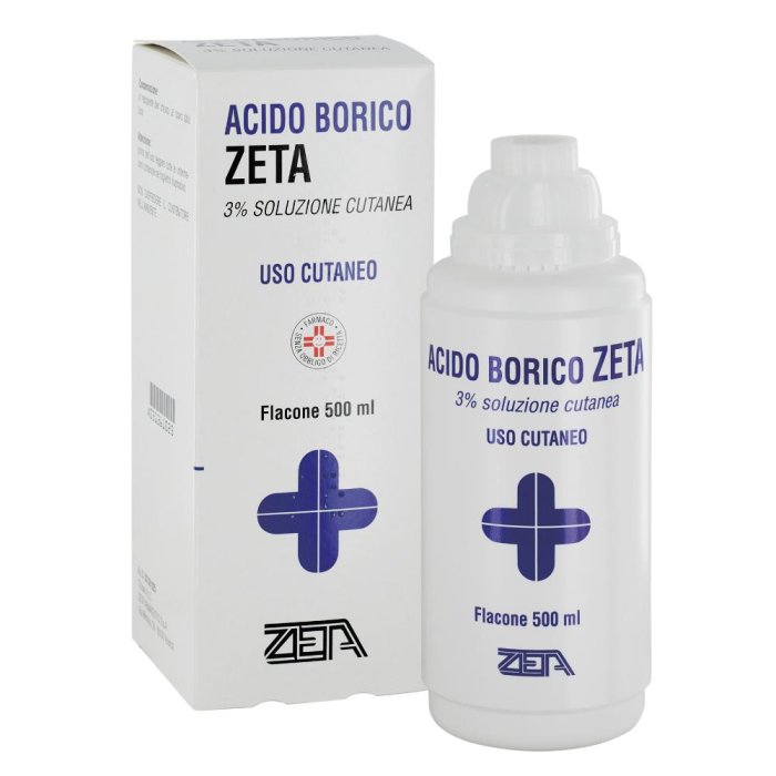 Acido Borico Soluzione Cutanea Disinfettante 500ml