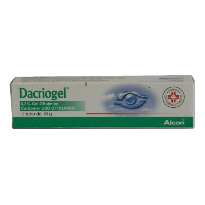 Dacriogel Gel Oftalmico Lubrificante per Occhi 10 g in Tubo – Sollievo da Secchezza e Irritazione Oculare