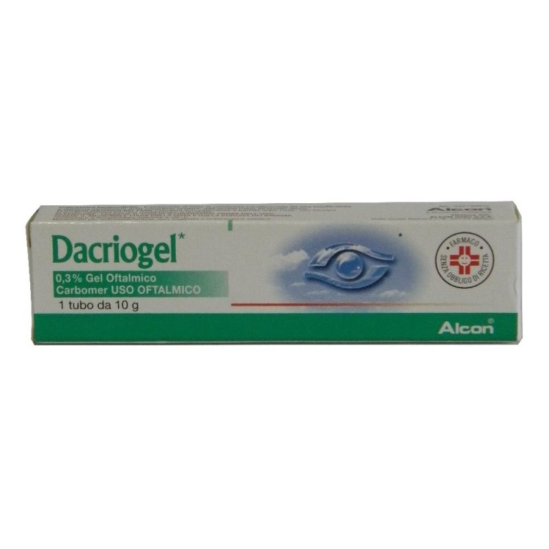Dacriogel Gel Oftalmico Lubrificante per Occhi 10 g in Tubo – Sollievo da Secchezza e Irritazione Oculare
