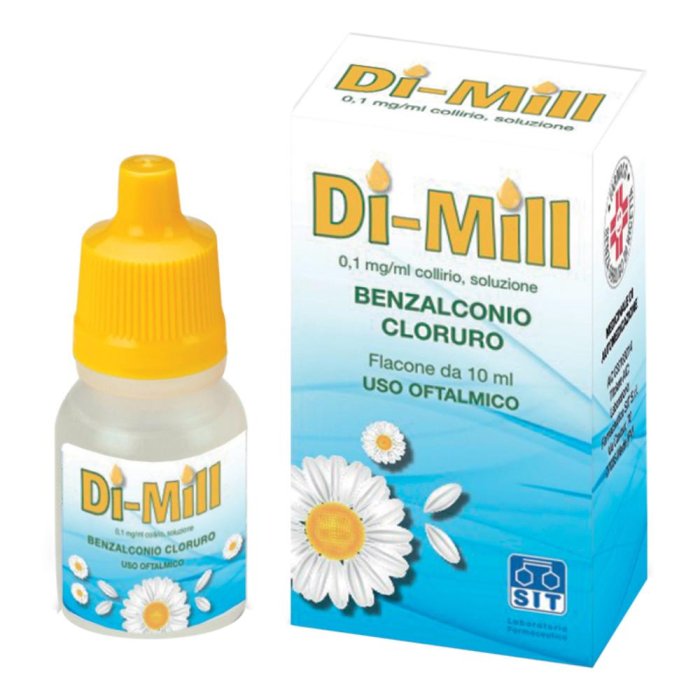 Di Mill 0,1 mg/ml collirio soluzione 10 ml disinfettante oculare con benzalconio cloruro