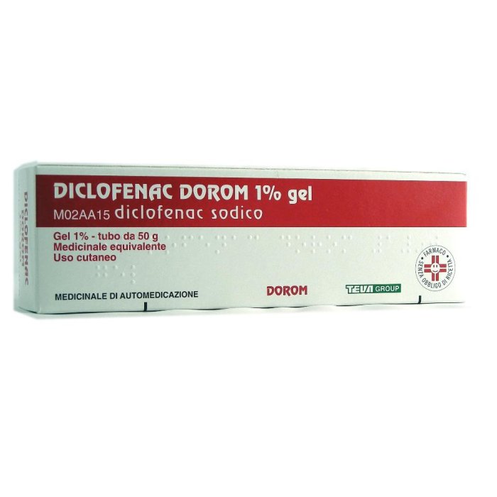 Diclofenac Gel 1% 50 grammi antinfiammatorio topico per dolori articolari e muscolari