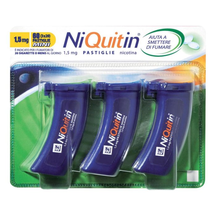 NIQUITIN Mini 60 Past.1,5mg