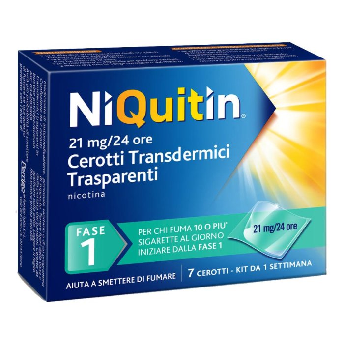 NIQUITIN 7 Cer.Transd.21mg/24H