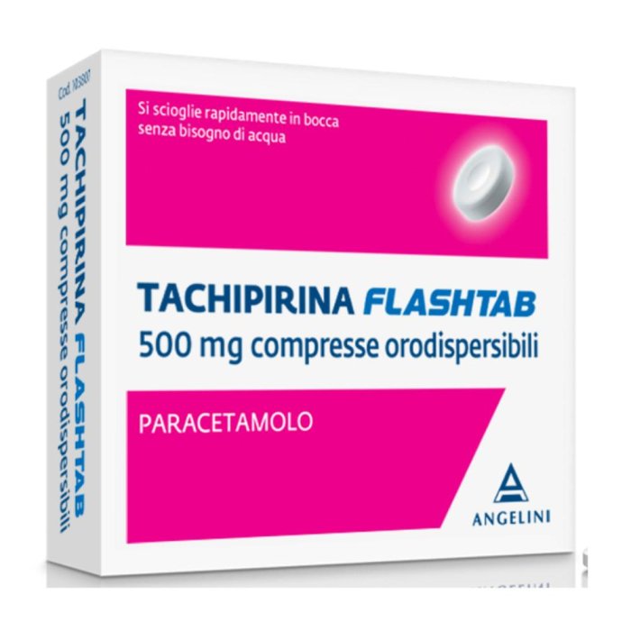 Tachipirina Flashtab 12 Compresse Effervescenti Da 250Mg