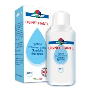 Master Aid Disinf Disinfettante 1g/100ml Clorexidina Digluconato Soluzione Cutanea, 250ml