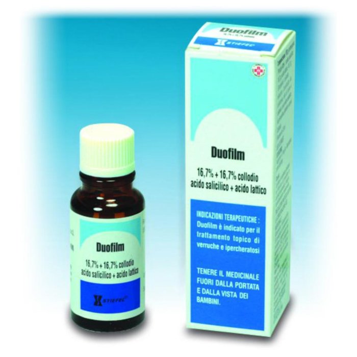 Duofilm 16,7% + 15% Collodio Flacone Da 15 Ml