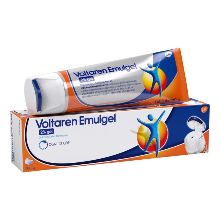 Voltaren Emulgel 2% 100 g Gel Dermatologico per dolori muscolari e articolari -  Novartis Farma Spa