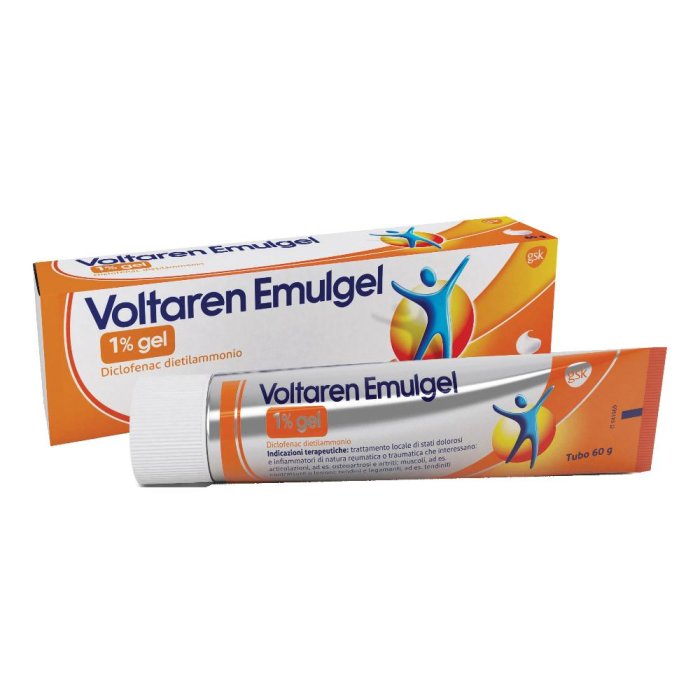 Voltaren Emulgel 1% Gel Derm per Dolori Muscolari 60 g 