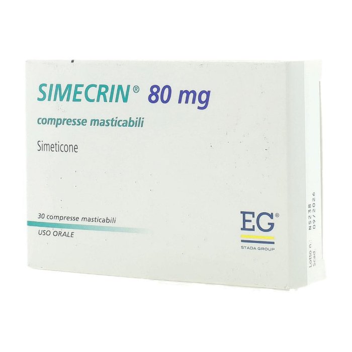 Simecrin 80 Mg Compresse Masticabili 30 Compresse
