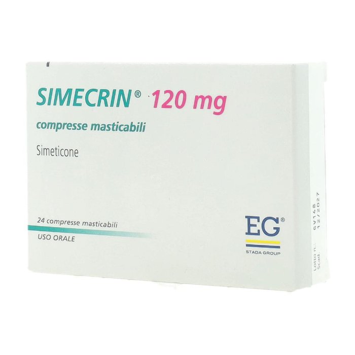 Simecrin 120 Mg Compresse Masticabili 24 Compresse