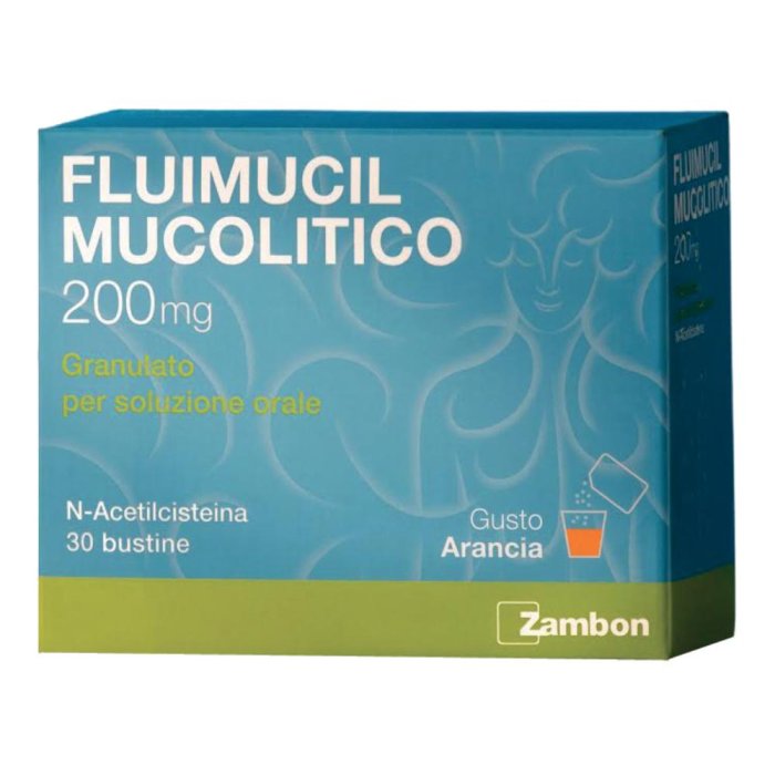 Fluimucil Mucolitico Granulato Orale 30 Bustine 200 mg
