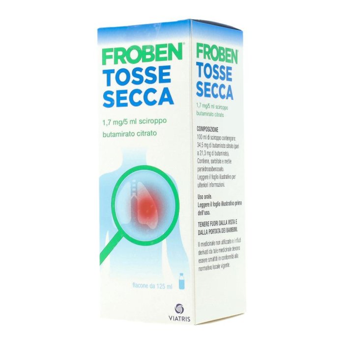 Froben Tosse Secca 1,7 Mg/5 Ml Sciroppo Flacone 125 Ml Con Misurino