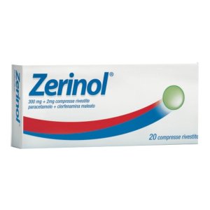 Zerinol 300 mg + 2 mg Compresse Rivestite 20 Compresse: sollievo efficace da raffreddore e influenza
