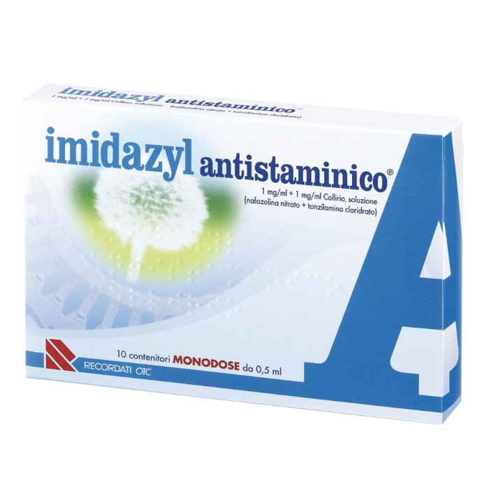Imidazyl antistaminico 1mg/ml + 1mg/ml collirio monodose 10 flaconcini 0,5ml