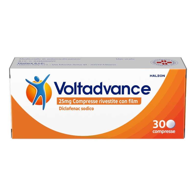 Voltadvance 30 Compresse Rivestite Antinfiammatorio ed Antidolorifico 25 mg