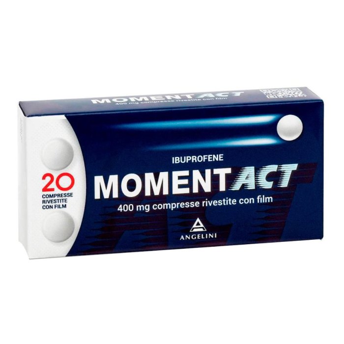 Momentact 400 Mg Compresse Rivestite Con Film 20 Compresse In Blister In Pvc/Pvdc/Al