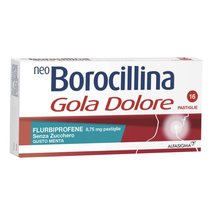 Neoboro Golado 8,75 Mg Pastiglie Senza Zucchero Gusto Menta 16 Pastiglie
