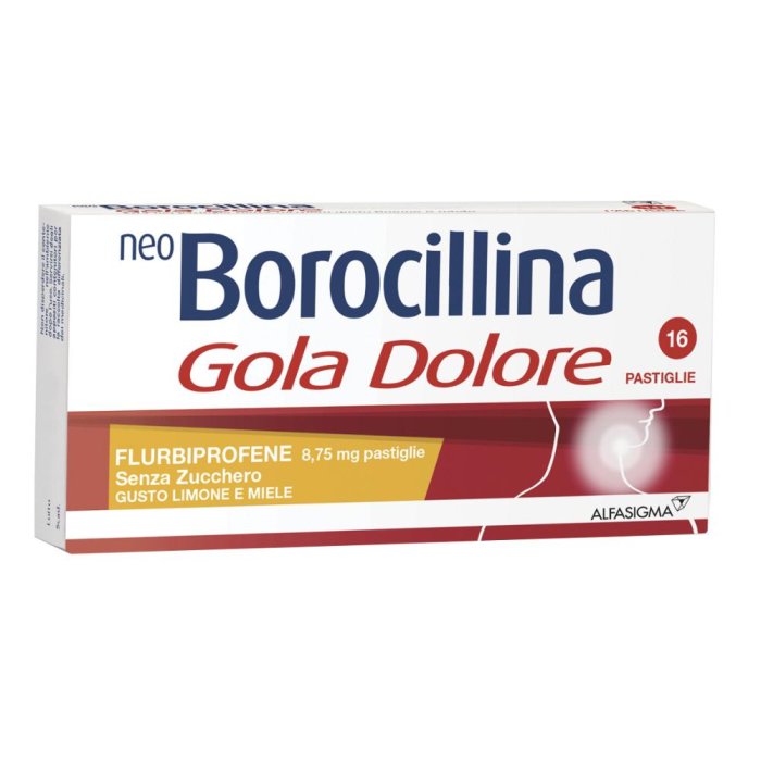 Neoboro Golado 8,75 Mg Pastiglie Senza Zucchero Gusto Limone E Miele 16 Pastiglie