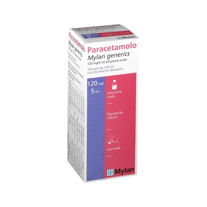 Paracetamolo My 120 Mg/5 Ml Soluzione Orale 1 Flacone Da 120 Ml