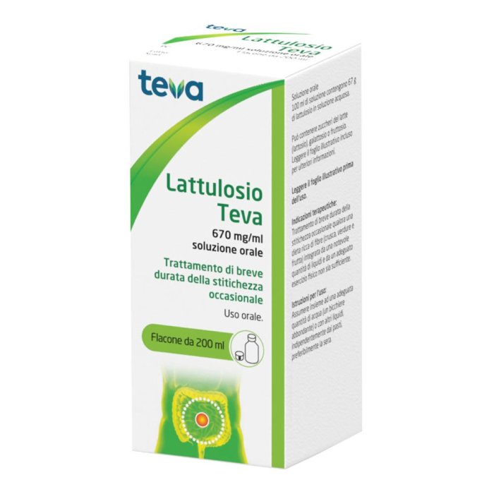 Lattulosio soluzione orale – trattamento stitichezza occasionale  200ml