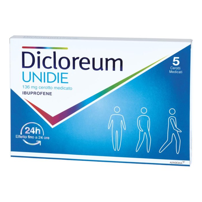 Dicloreum Unidie 136 Mg Cerotto Medicato 5 Cerotti