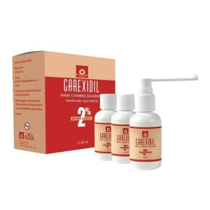 Carexidil 3 flaconi soluzione cutanea 60 ml 2%