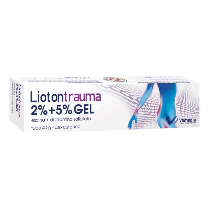 Liotontrauma Gel 2% + 5% Escina Dietilamina Salicilato Trattamento Piccoli Traumi 40g