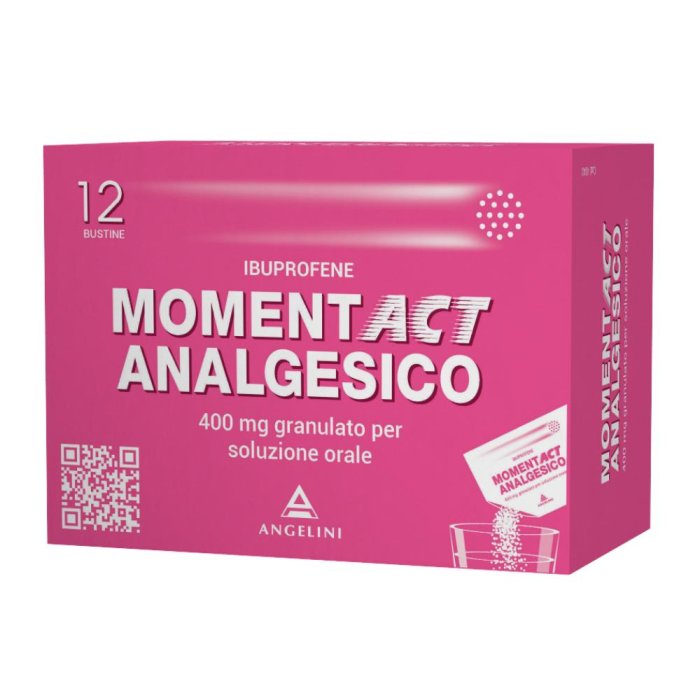 Momentact Analgesico Ibuprofene 400 mg 12 Bustine Granulato