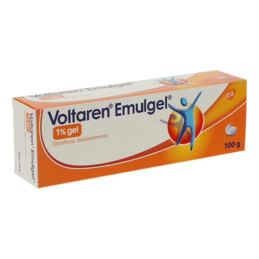 Novartis Voltaren Emulgel 1% Antinfiammatorio Locale Diclofenac per Dolori Muscolari e Dolori Articolari 100g Novartis Voltaren Emulgel 1% Antinfiammatorio Locale Diclofenac per Dolori Muscolari e Dolori Articolari 100g
