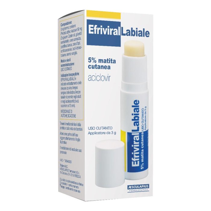 EFRIVIRAL Labiale Mat.Cut.3g