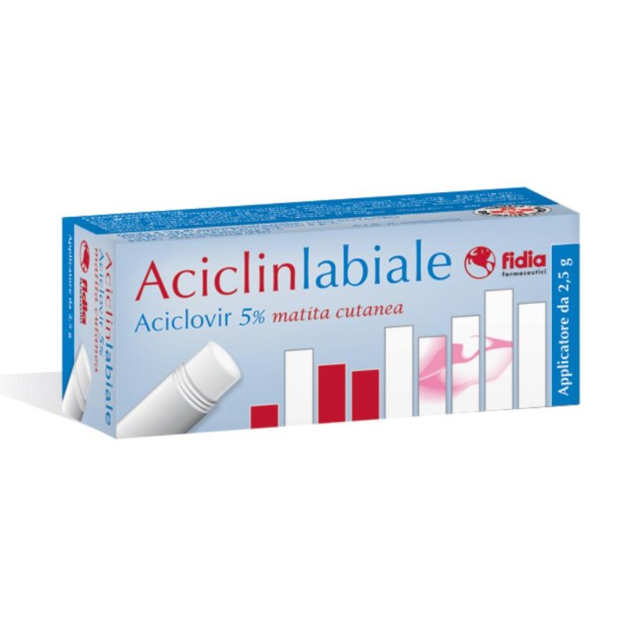 ACICLIN Labiale Mat.Cut.5%2,5g