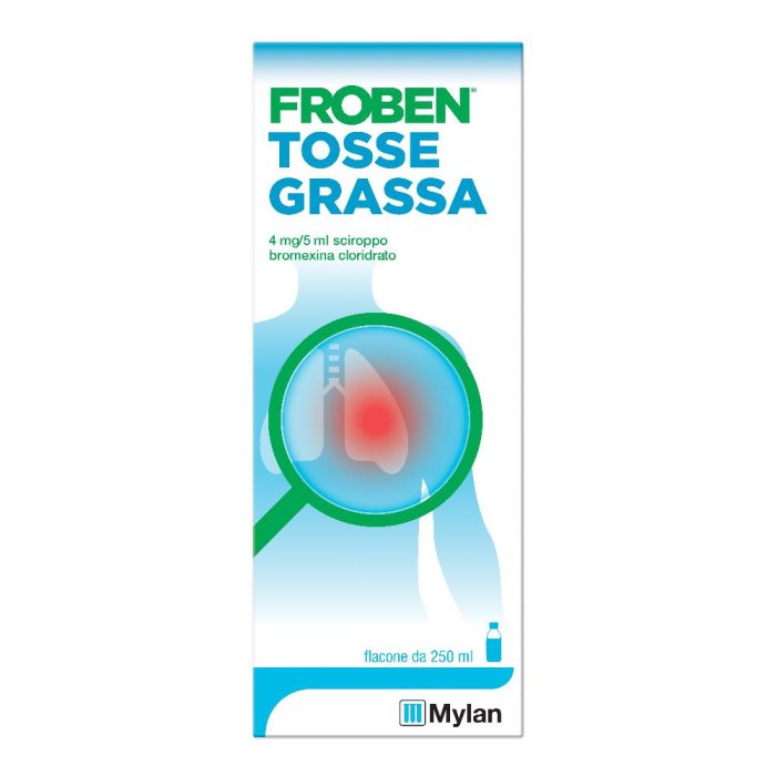 Froben Tosse Grassa 4 Mg/5 Ml Sciroppo Flacone Da 250 Ml