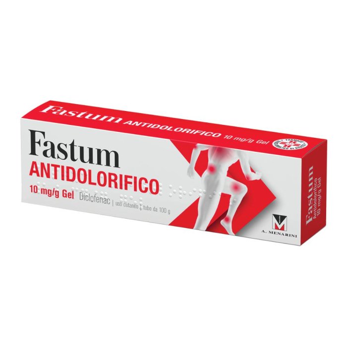 Fastum Antidolorifico 10 Mg/G Gel Tubo In Al Da 100 G