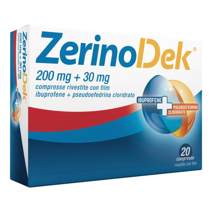 Zerinoactiv 200Mg/30Mg Compresse Rivestite Con Film 20 Compresse In Blister Pvc/Pvdc/Al