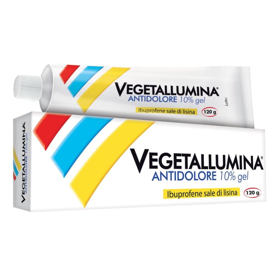 Vegetallumina Antidolore 10% Gel, Tubo Da 120 G Vegetallumina Antidolore 10% Gel, Tubo Da 120 G