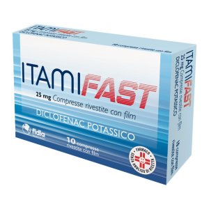 Itamifast 25 Mg Compresse Rivestite Con Film 10 Compresse In Blister Pa/Pvc/Al