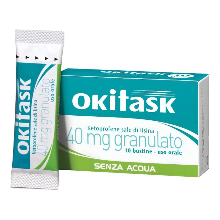 Okitask granulato 10 bustine orosolubili 40mg