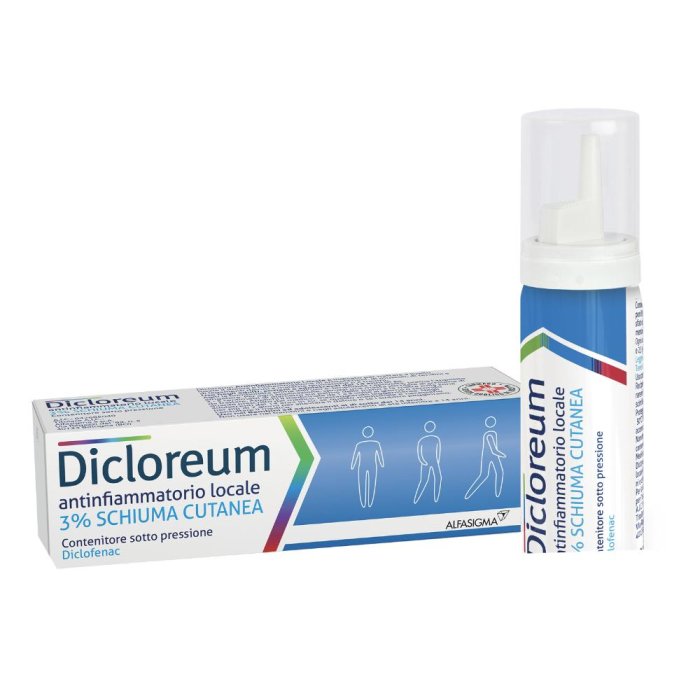 Dicloreum Ant Loc 3% Schiuma Cutanea Contenitore Sotto Pressione 1 Contenitore Da 50 G