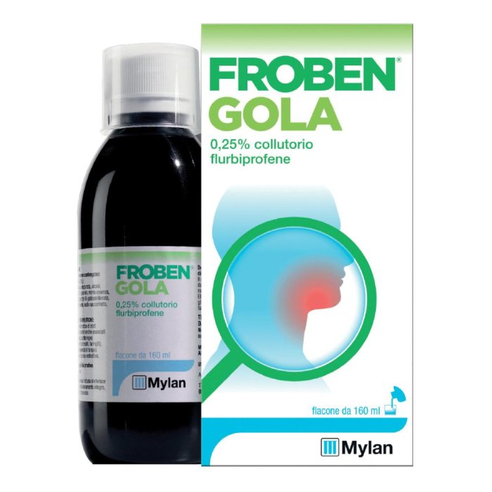 Froben Gola 0,25% Collutorio Flacone Da 160 Ml