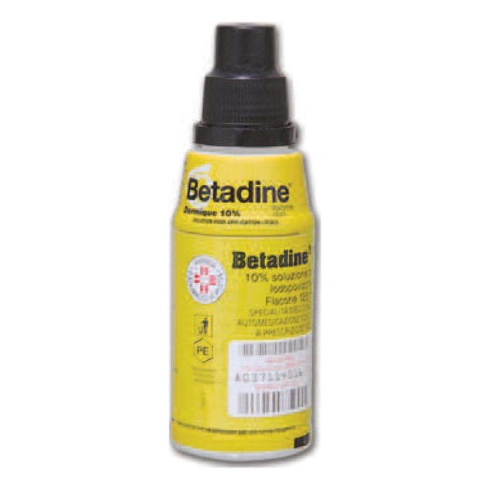 Betadine soluzione cutanea 10% 125 ml - disinfettante a base di iodopovidone
