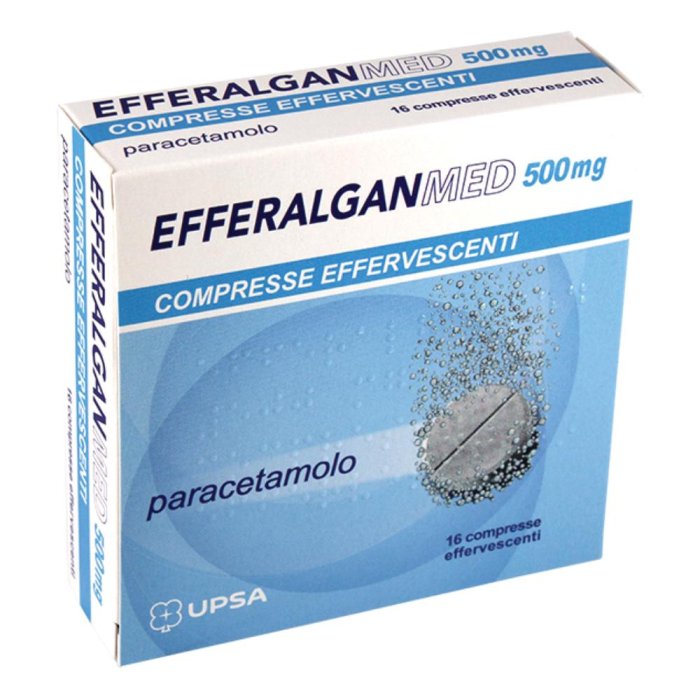 EfferalganMed  500 mg Paracetamolo  GMM 16 compresse effervescenti  