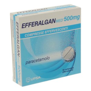 Efferalganmed 500 mg 16 compresse effervescenti - analgesico antipiretico a base di paracetamolo per febbre e dolori lievi