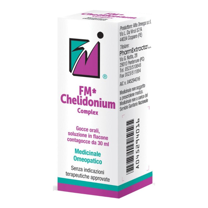Farmaderbe Chelidon Complex Gocce Orali 30 ml Integratore per Fegato e Digestione comp gtt