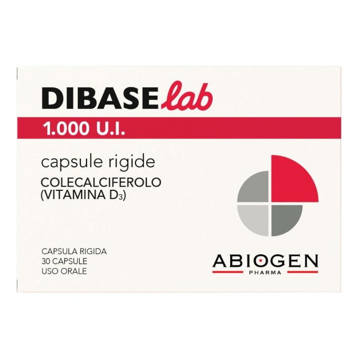 Di base lab capsule rigide  1000 UI  vitamina D3 colecalciferolo 30 capsule 
