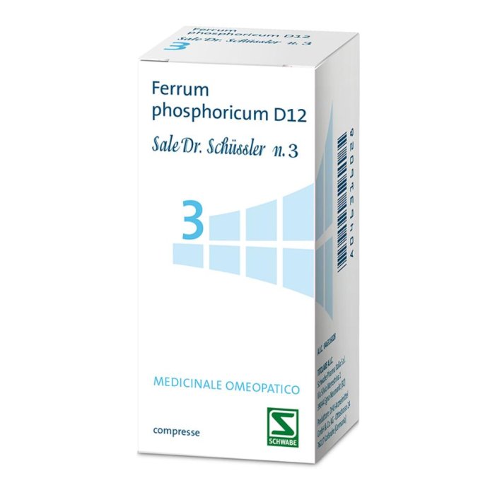 Ferrum Phosphoricum D12 DHU 200 Compresse Omeopatiche – Preparato a Base di Ferrum Phosph per Benessere e Difese Naturali