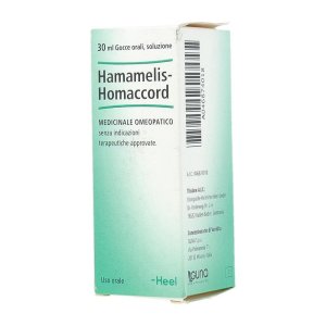 Hamamelis Homaccord Gocce 30 ml Heel – Gocce Orali a Base di Hamamelis per il Benessere della Circolazione
