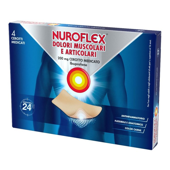 Nuroflex Dolori Muscolari E Articolari 4 Cerotti Medicati