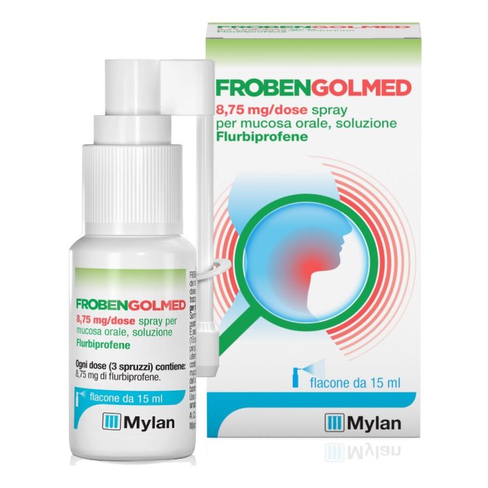 Froben Golmed Gola Medicinale in spray contro il mal di gola 15 ml